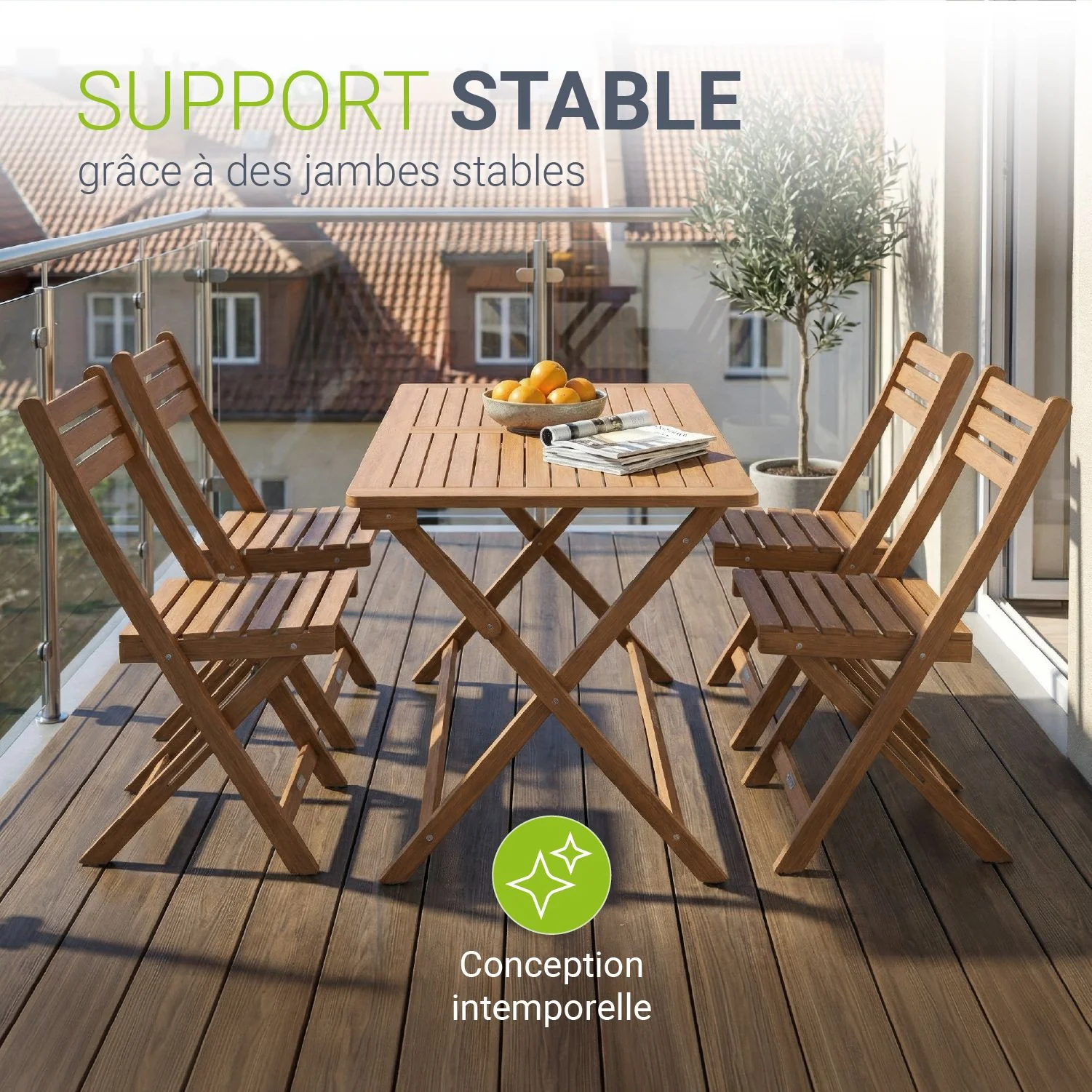 Gartenmöbel-Set Rimini aus Akazienholz - Image 14