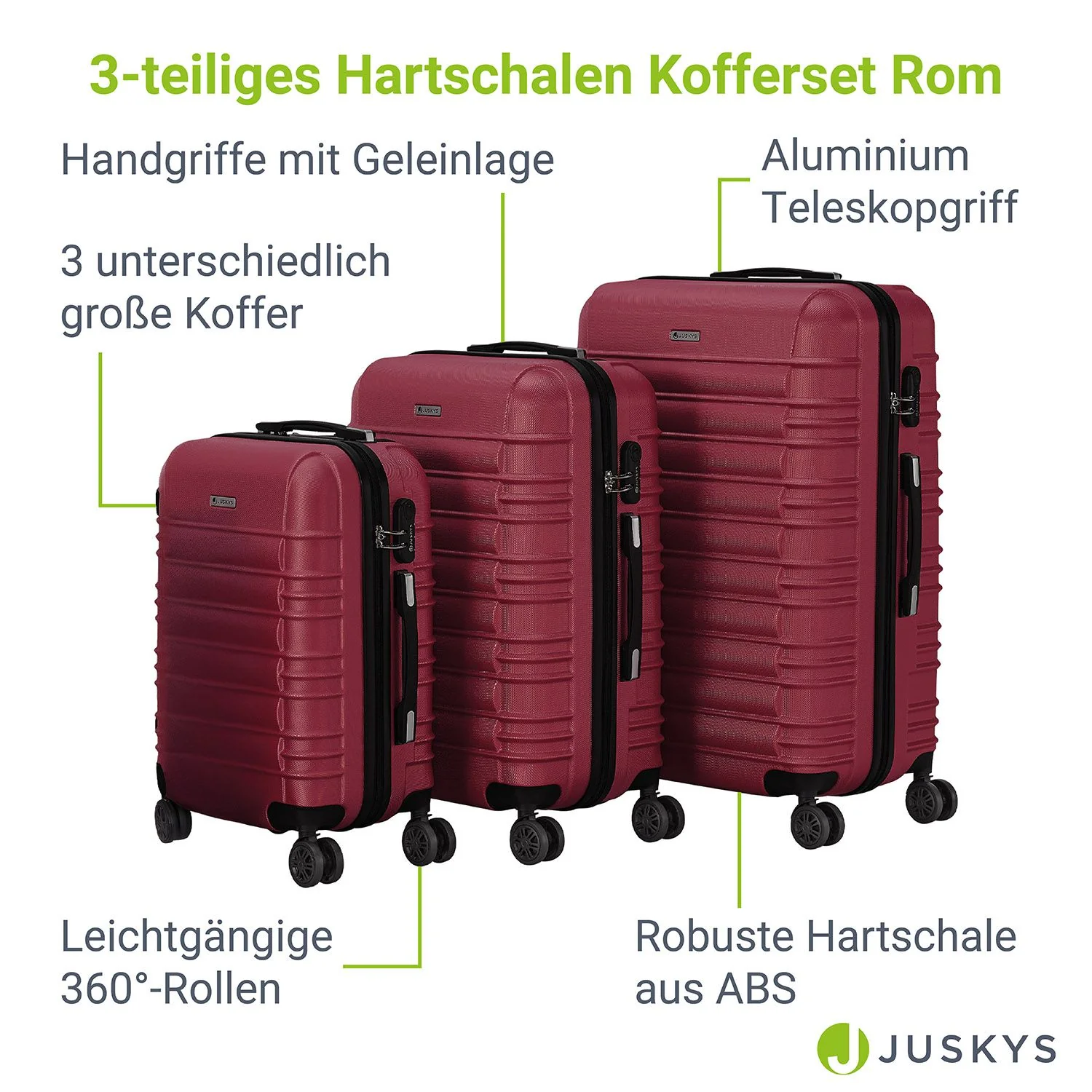Hartschalen Kofferset Rom - Image 43