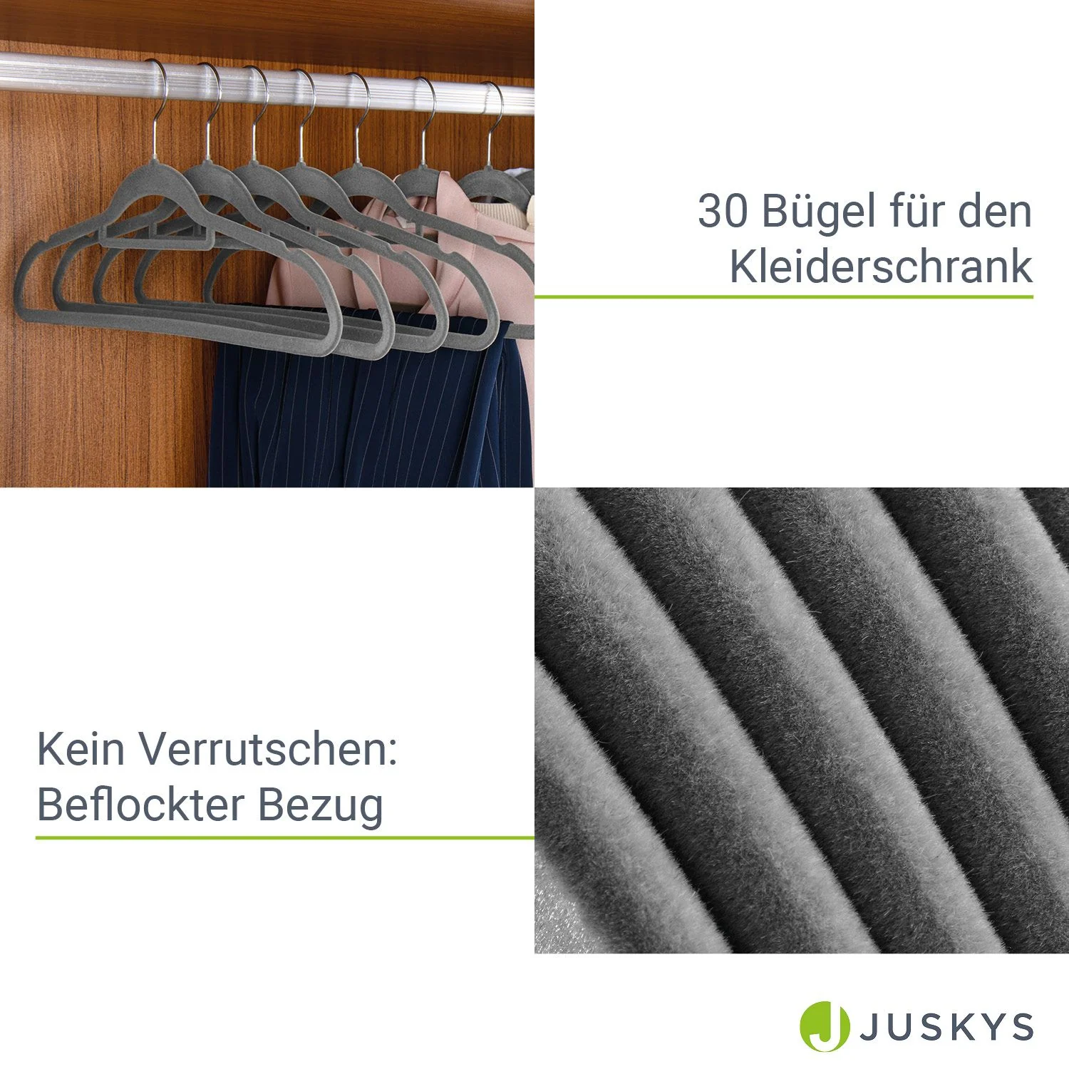 Kleiderbügel - Samt - Image 2