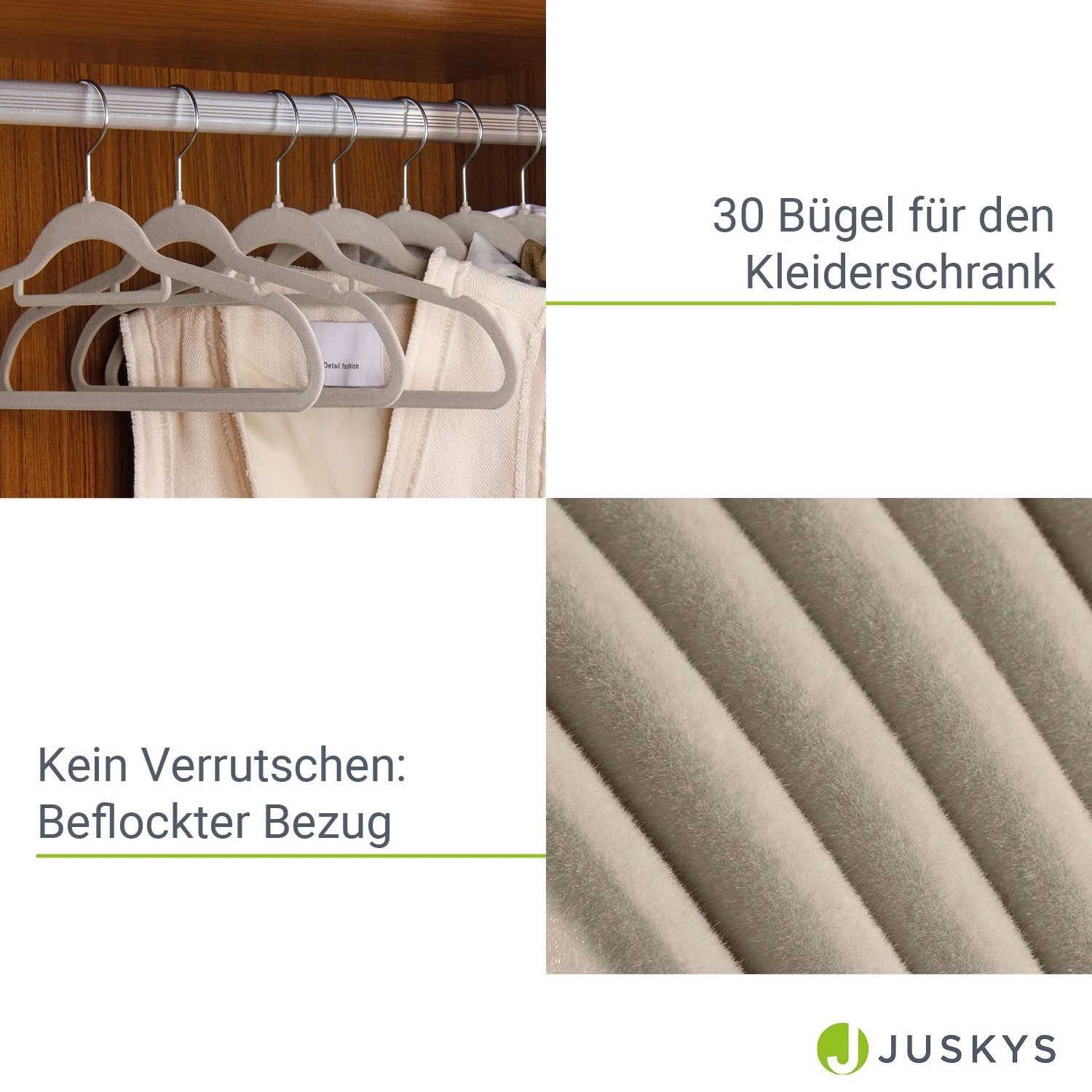 Kleiderbügel - Samt - Image 4