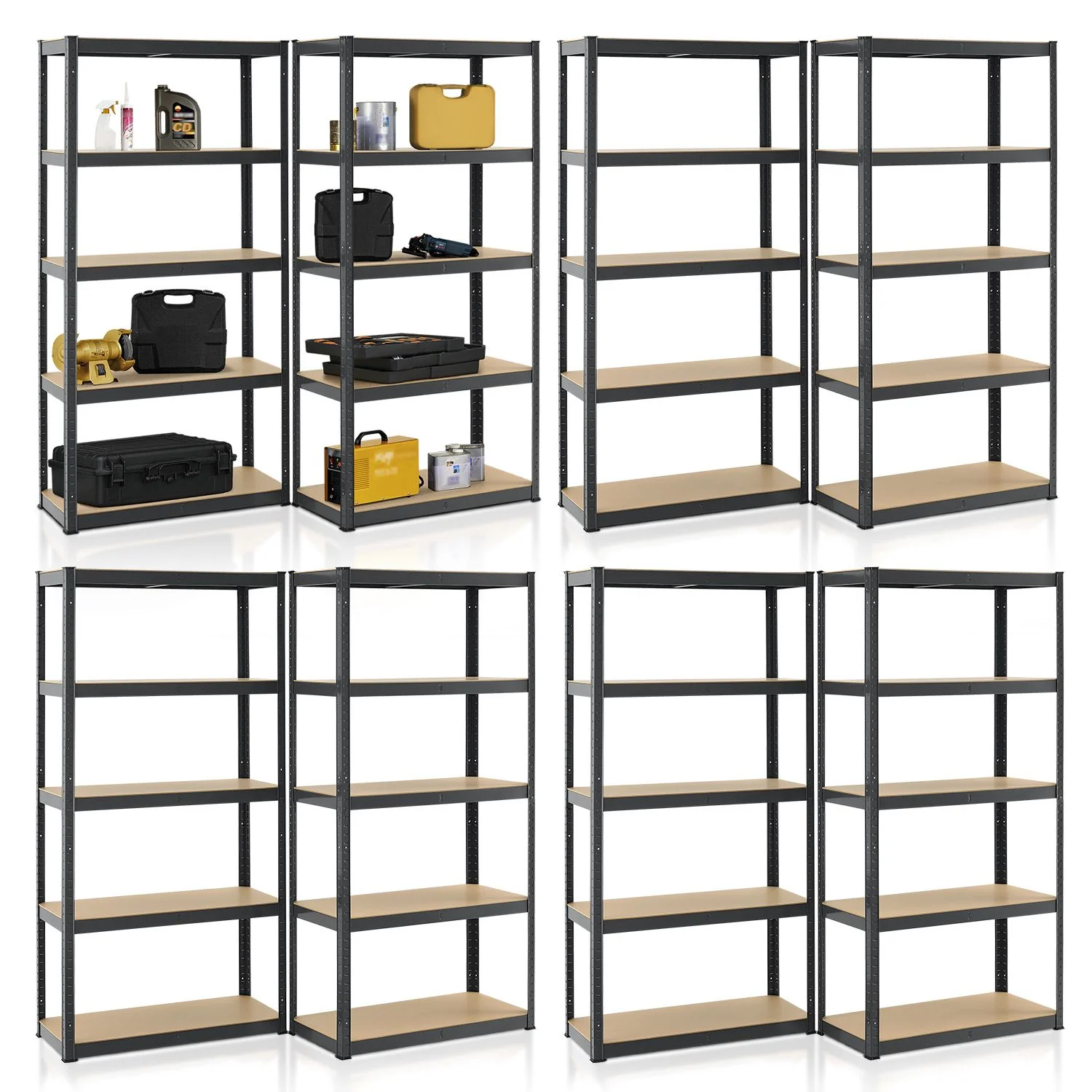 Lagerregal Basic 2er bis 8er Set 180 x 90 x 40 cm - Image 21