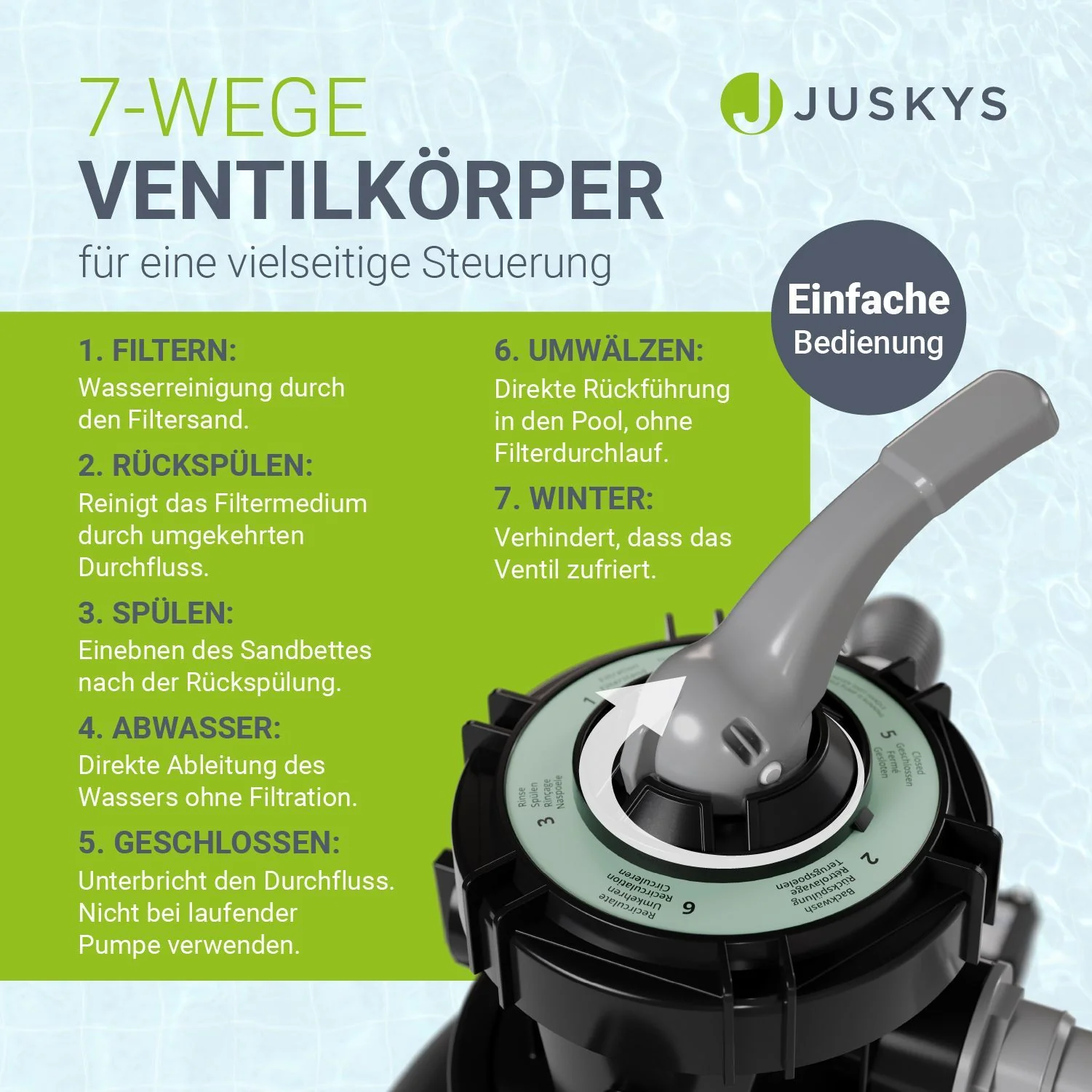 Sandfilteranlage für Pools bis 47m³ - Image 10