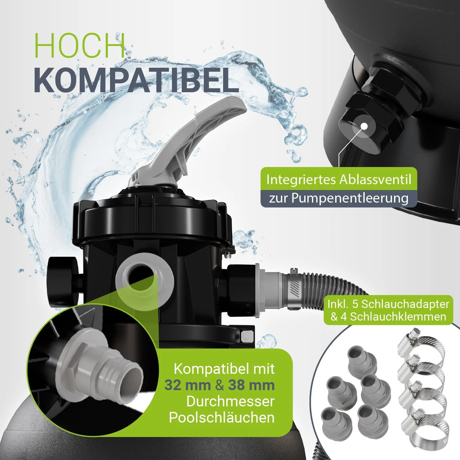 Sandfilteranlage für Pools bis 47m³ - Image 12