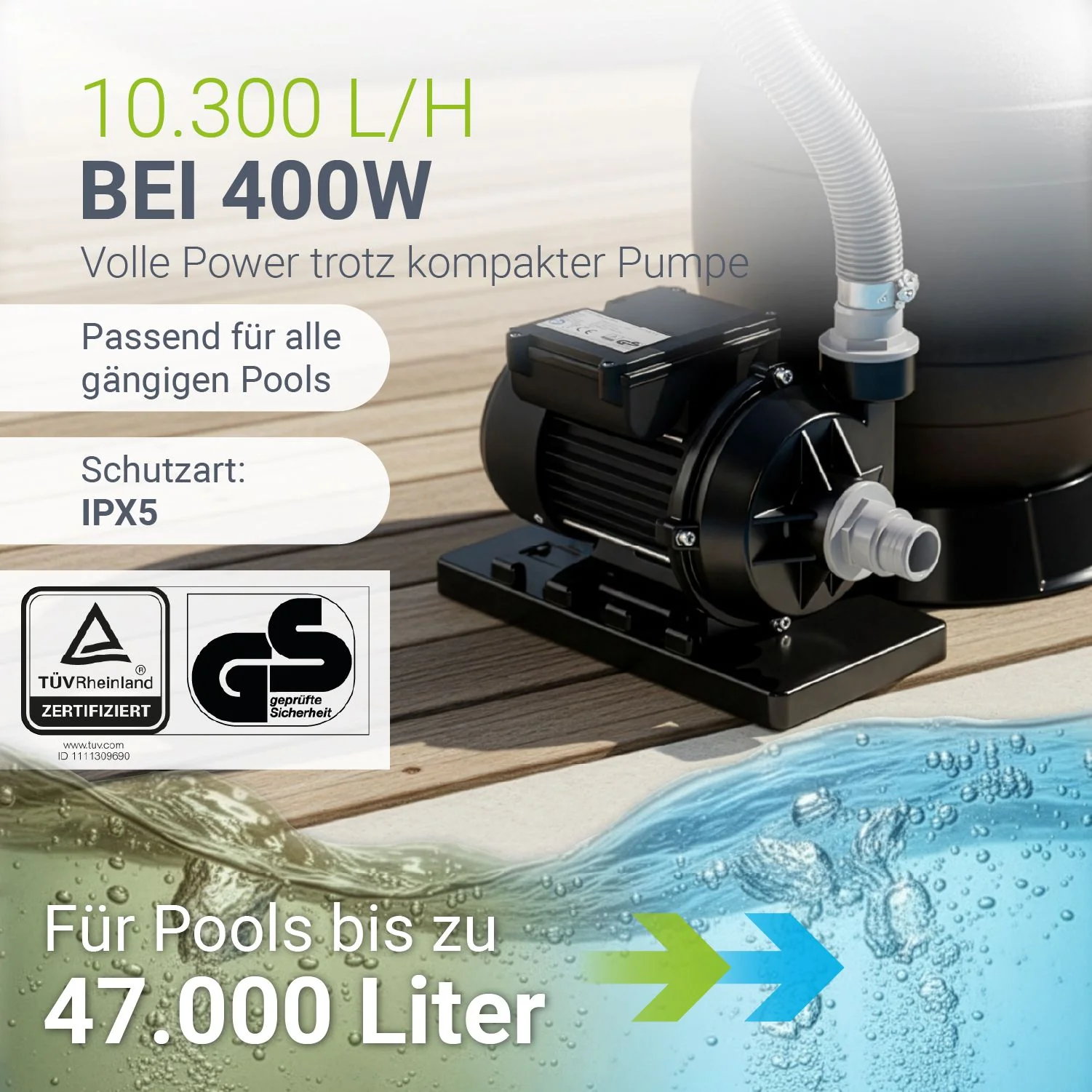 Sandfilteranlage für Pools bis 47m³ - Image 16