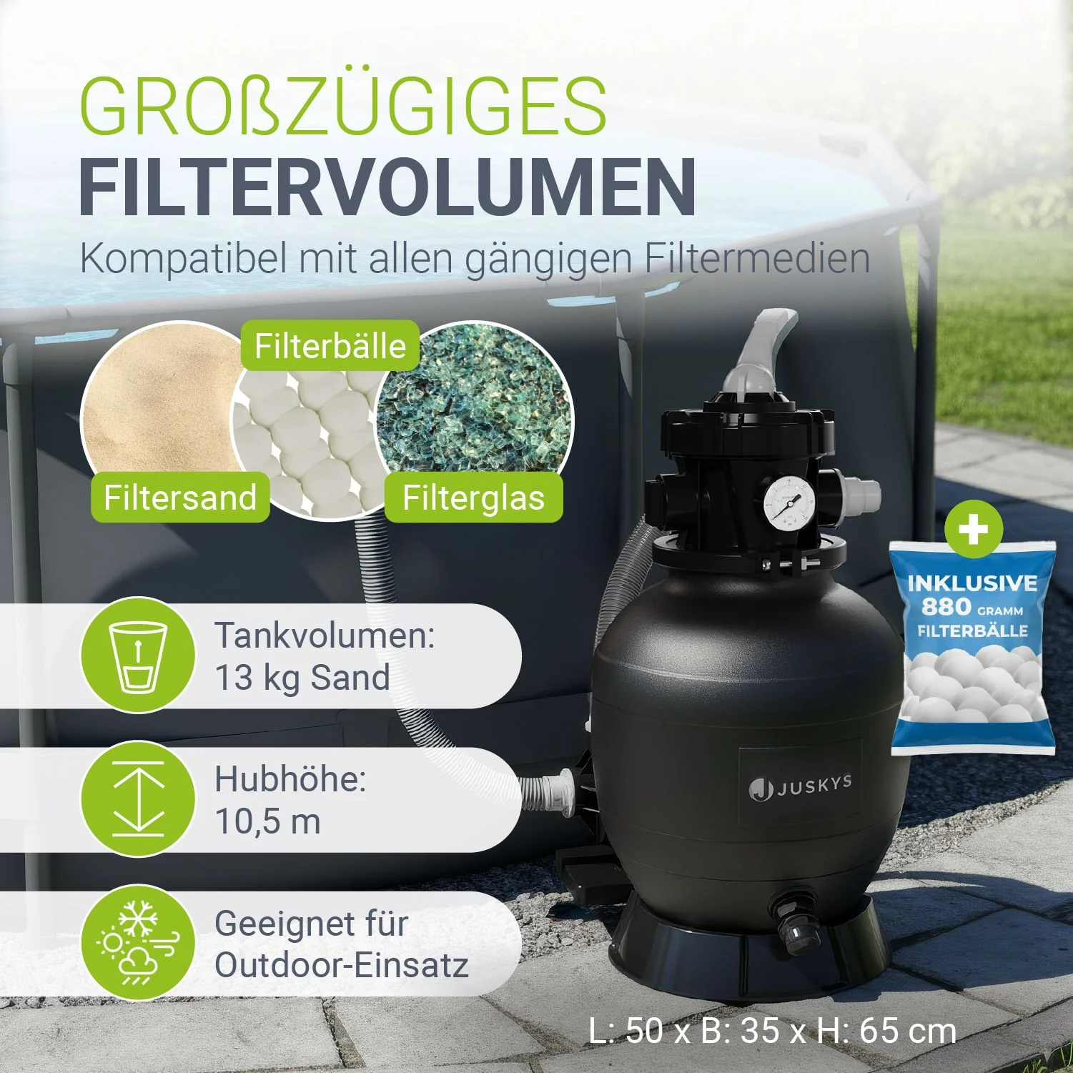 Sandfilteranlage für Pools bis 47m³ - Image 18