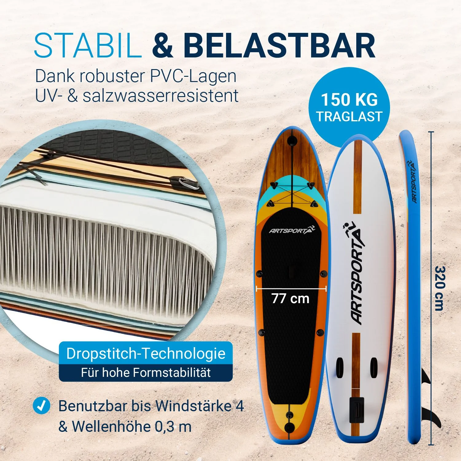Stand Up Paddling Board mit Kajaksitz - Image 3