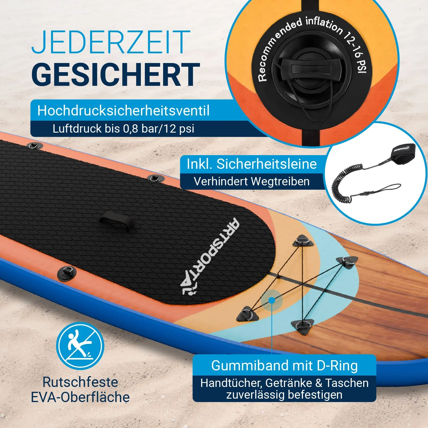 Stand Up Paddling Board mit Kajaksitz - Image 6