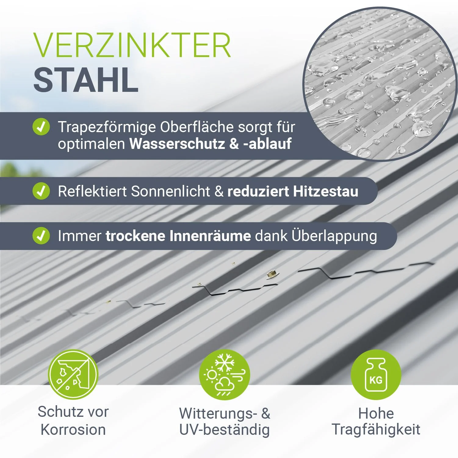 Trapezblech fürs Dach aus Stahl - Image 30