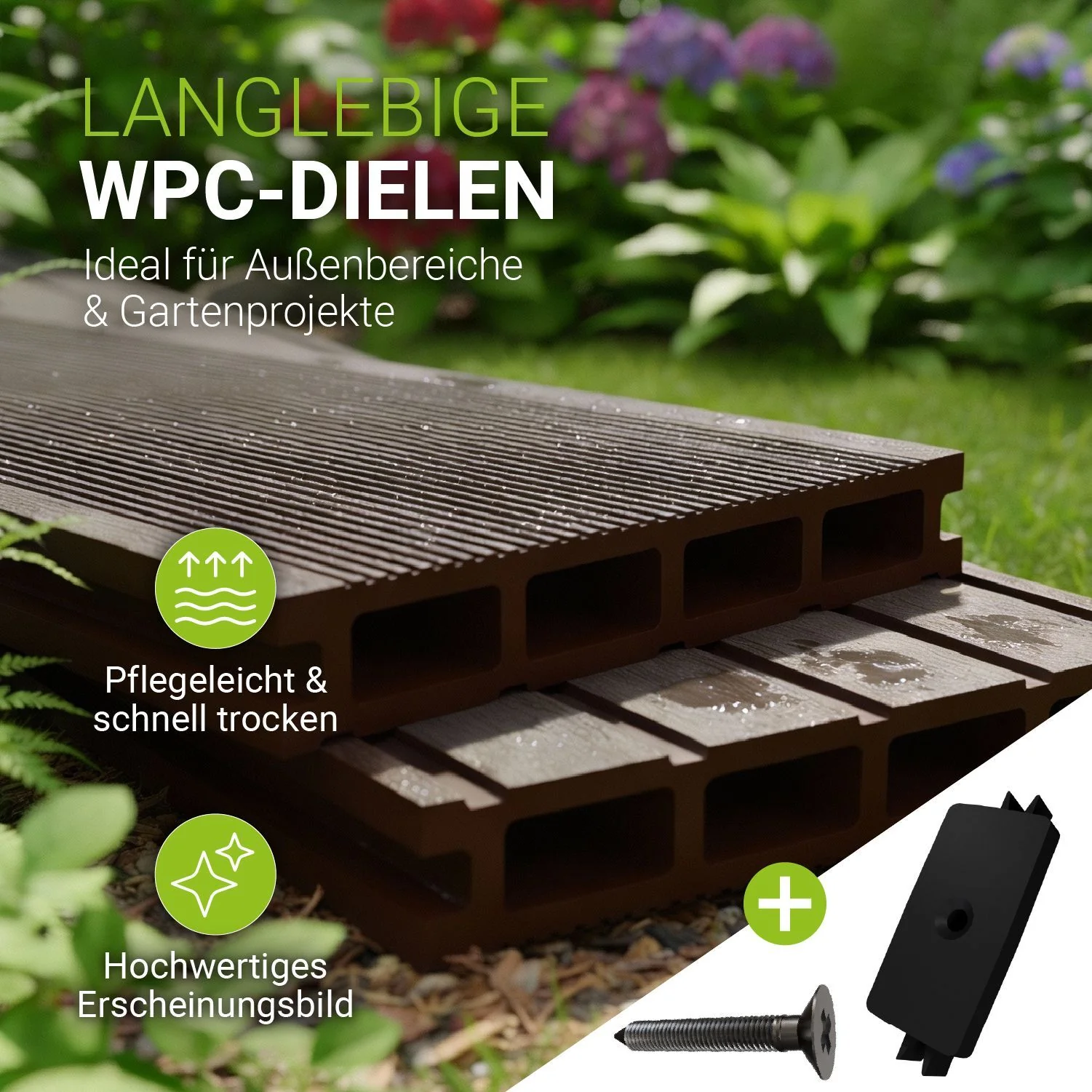 WPC Terrassendielen in Braun - Image 18