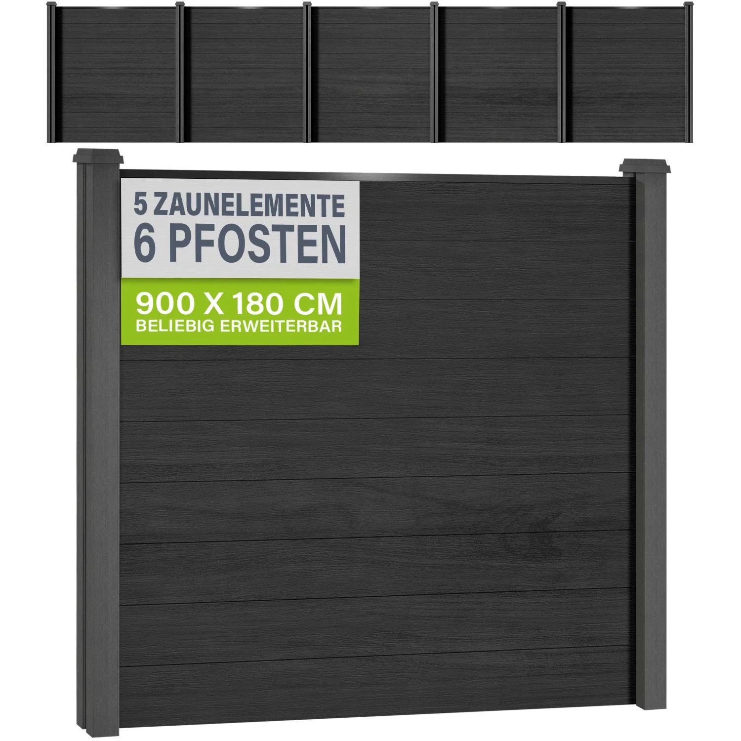 WPC Zaun aus Elementen & Pfosten - Image 30